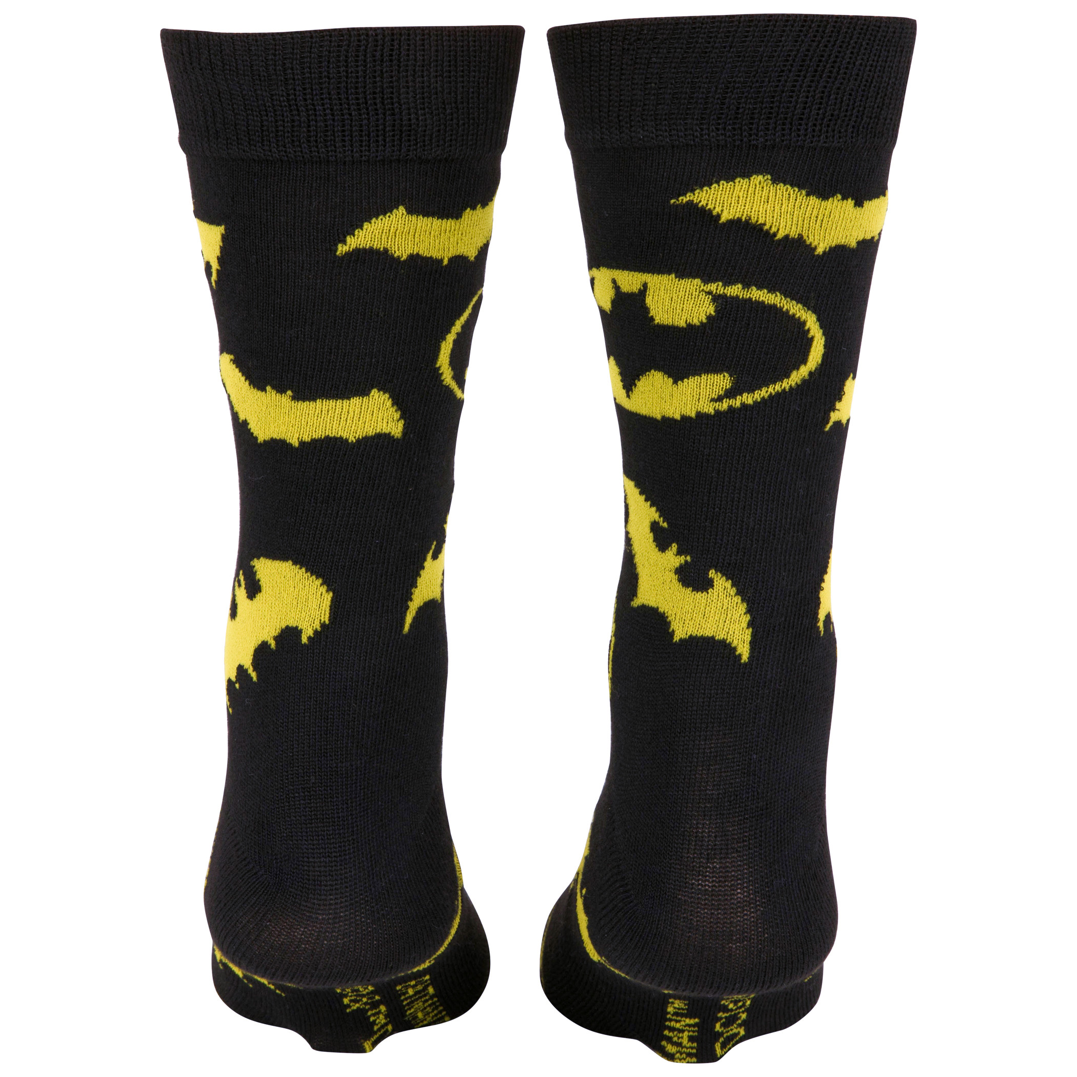 Batman History of Logos Crew Socks